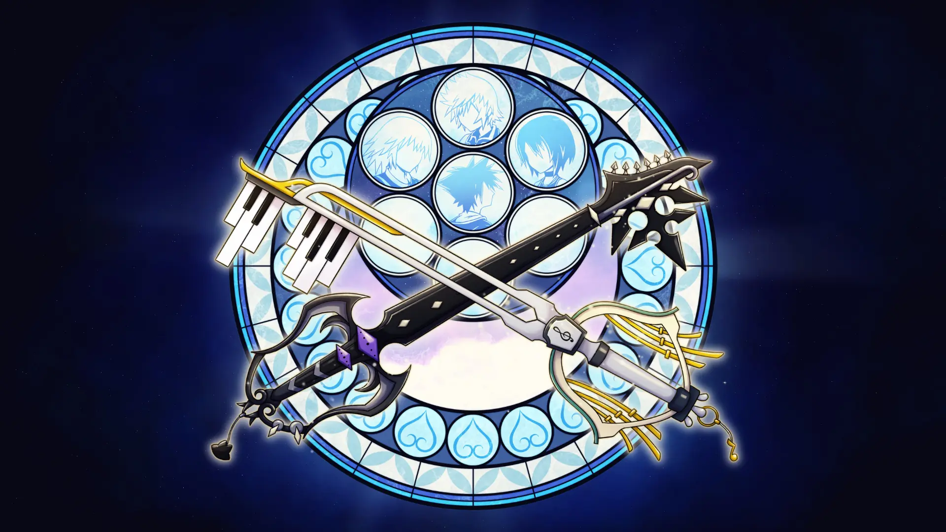 Illustration pour l'album de reprises de musiques du jeu Kingdom Hearts par Pete Frogs.