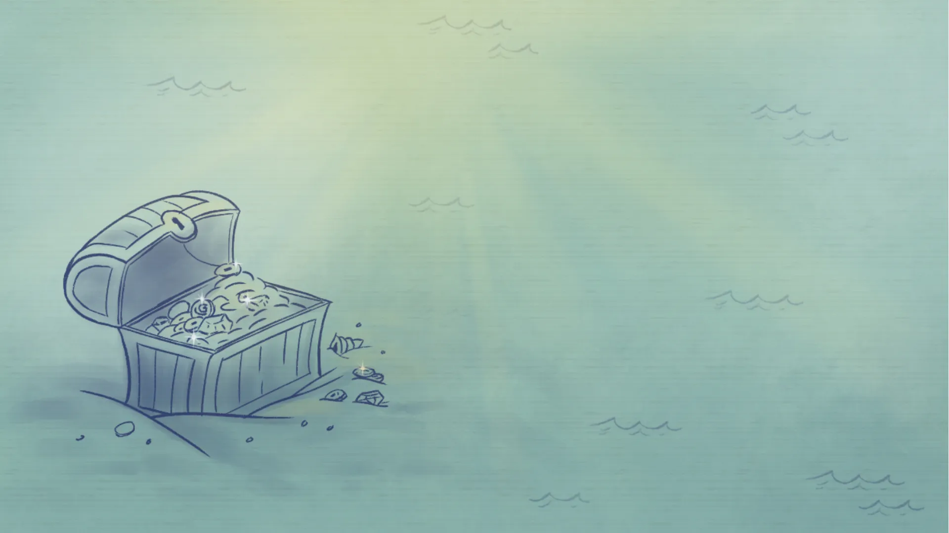 L'arrière-plan de l'écran de victoire de Pirate Kings.